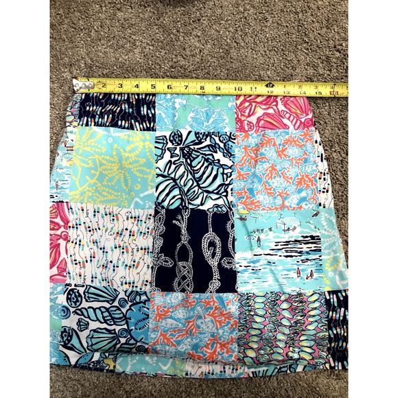 Lilly Pulitzer Women's Skirt Patchwork Nautical Size 0 - Picture 9 of 12